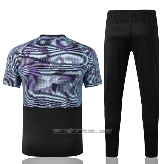 Chandal del Manchester City Manga Corta 2019-2020 Negro